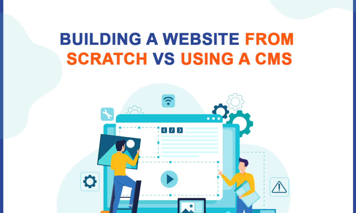 Building a website from scratch VS using a CMS
