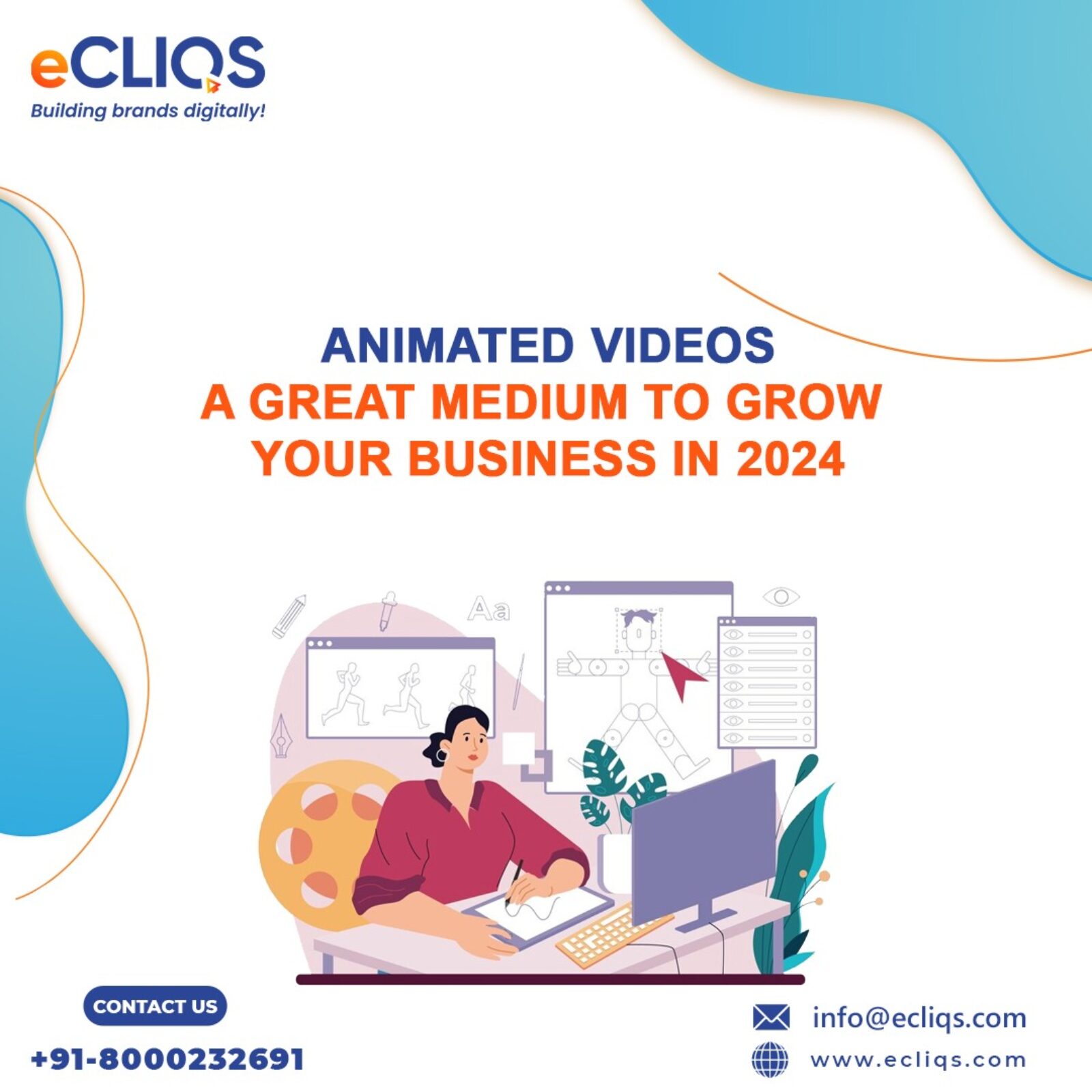 Animated Videos – A great medium to grow your business in 2024